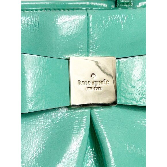 Kate Spade Veranda Place Evie Patent Leather Shoulder Bag in Fresh Air - Picture 4 of 11